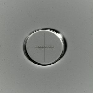 Micrómetro de reticulo 10:100, d=21mm
