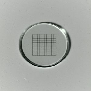 Micrómetro con retícula 12,5x12,5/5, 10 D=26 mm