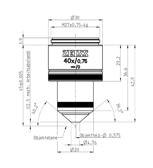Carl Zeiss Microscopy, LLC - Objective Assistant - Objective Carl Zeiss Microscopy, LLC - Objective Assistant - Objective