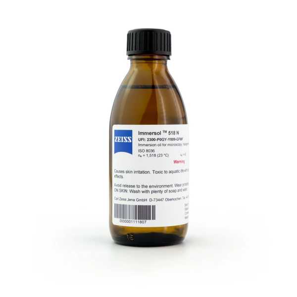 Immersion oil Immersol 518 N, bottle 100 ml
