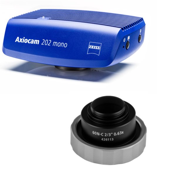 Microscopy camera Axiocam 202 mono module incl. adapter 0.63x