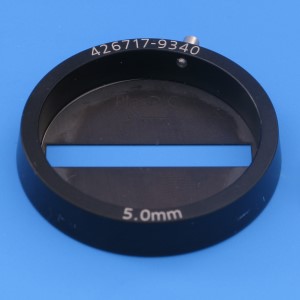 Slit diaphragm 5 mm PlasDIC for slider (40x/63x)
