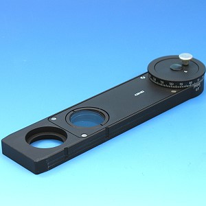 Analyzer slider D/A with lambda-plate rotatable 360°