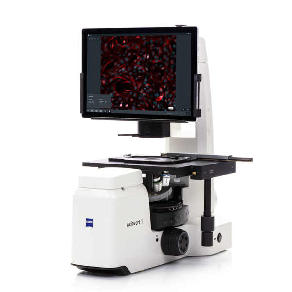 Microscope Axiovert 5 digital; integrated mono camera
