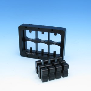 Cadre insert pour support d'échantillons en acier (D)