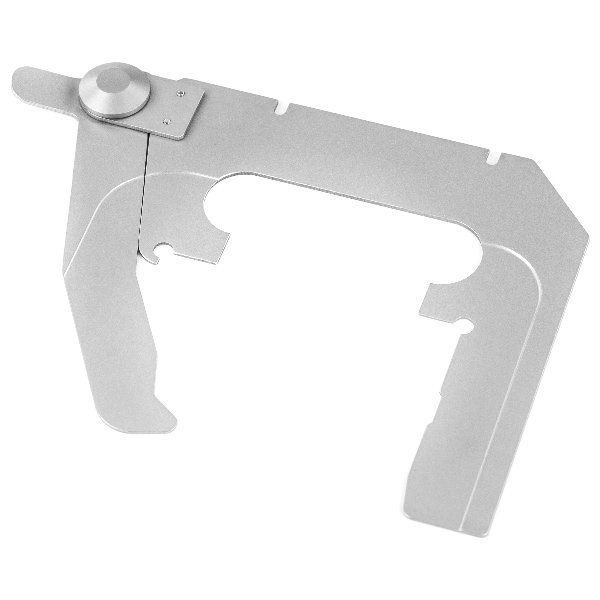 Specimen holder for two slides 76x26mm, spring lever left