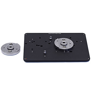 Adapter plate CorrMic with SEM interface; 160x116 (D)