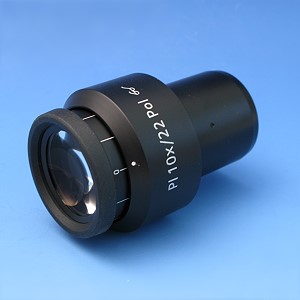 Eyepiece PL 10x/22 Br. foc. Pol with crossline graticule