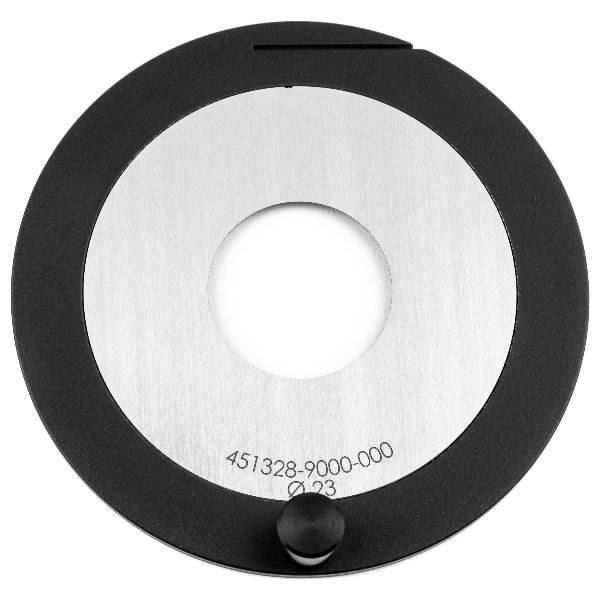 Diaphragme de platine fixe métallique, D=72 mm, d=23 mm
