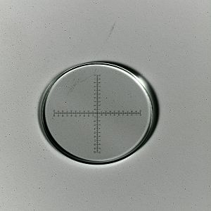 Measuring graticule 2x/20:200, d=26 mm